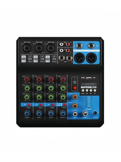 Микшерный пульт 5-ти канальный J.I.Y F-5A-1