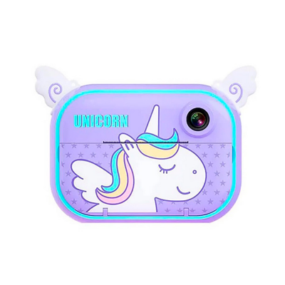 Детский фотоаппарат мгновенной печати PurpleUnicorn-1