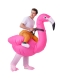 Фото: Надувной карнавальный костюм Всадник на фламинго FZ1666 Надувной карнавальный костюм Всадник на фламинго FZ1666